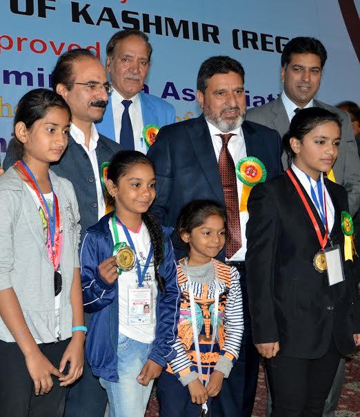 Two day All India Yoga Sports championship concludes Altaf Bukhari gives away prizes among participants